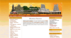 Desktop Screenshot of maduraitravels.net